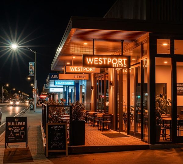 A modern Westport bistro in Buller's area